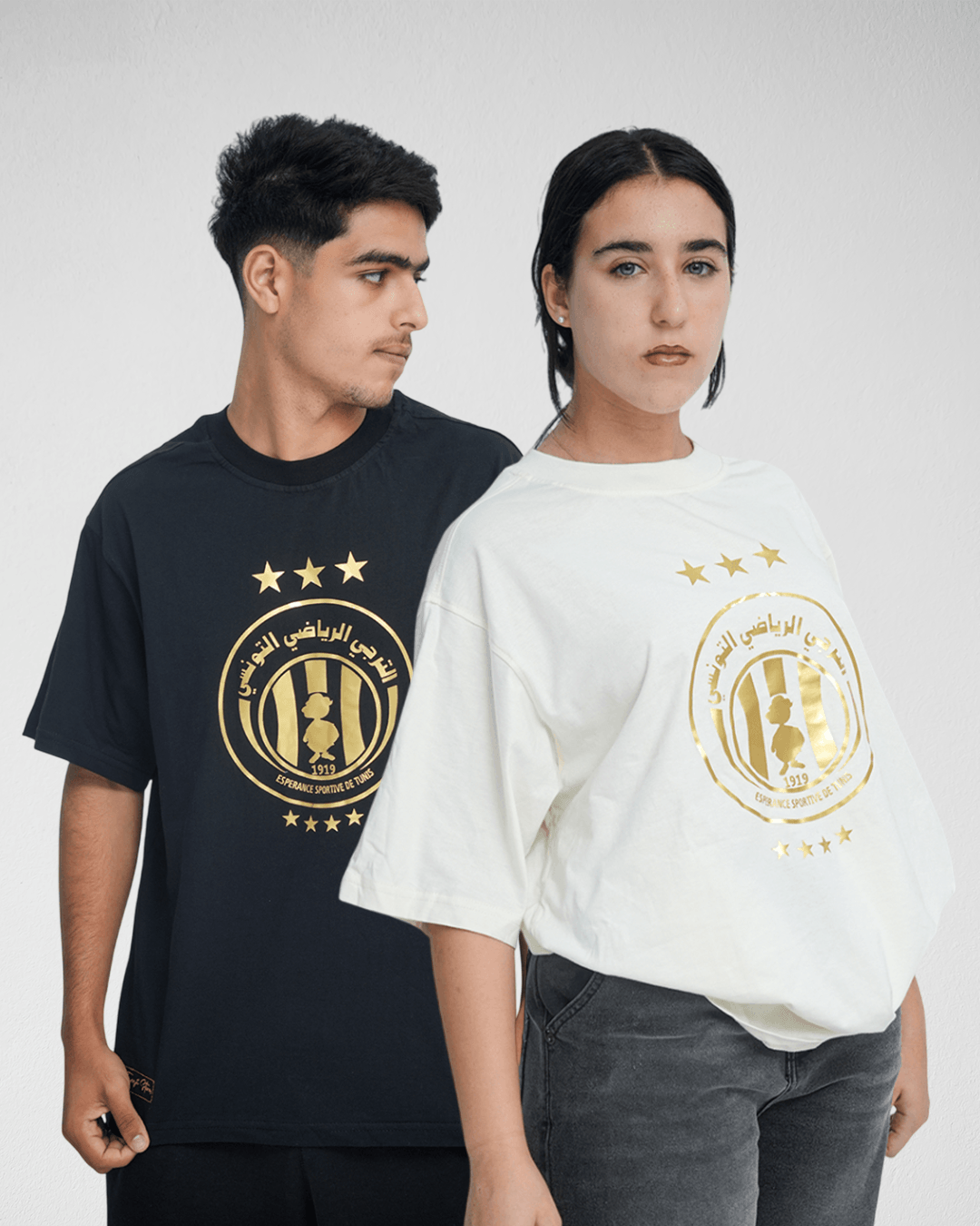 T-shirt OV-G Grand Logo Or – Espérance Sportive de Tunis