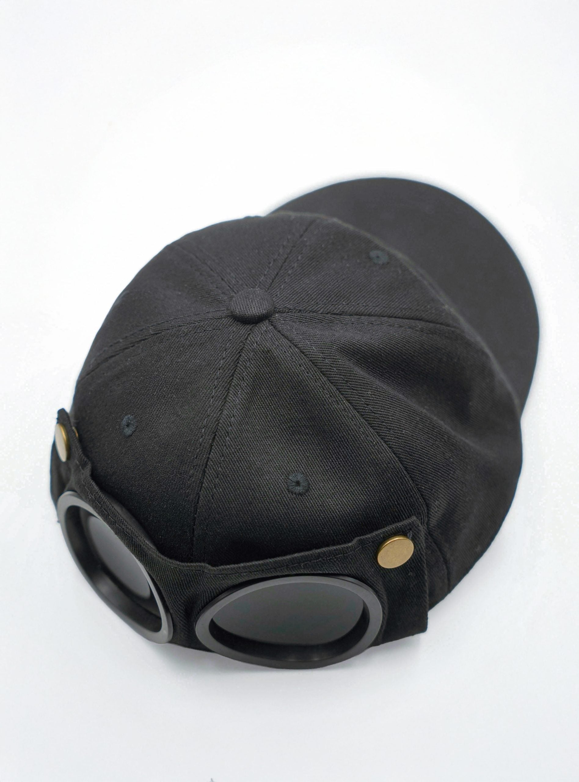 Casquette Curva-CPC Noire avec Lunettes Intégrées – Espérance Sportive de Tunis