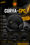 Casquette Curva-CPC Noire avec Lunettes Intégrées – Espérance Sportive de Tunis