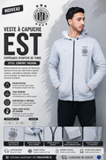 Veste à Capuche EST – Espérance Sportive de Tunis | Hoodie Officiel Supporter